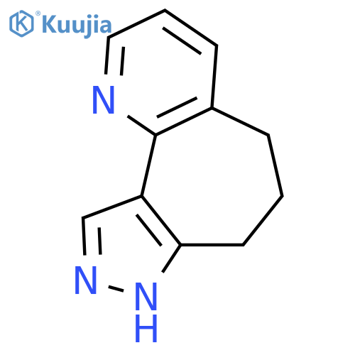 Pyrazolo[3',4':6,7]cyclohepta[1,2-b]pyridine, 5,6,7,8-tetrahydro- structure