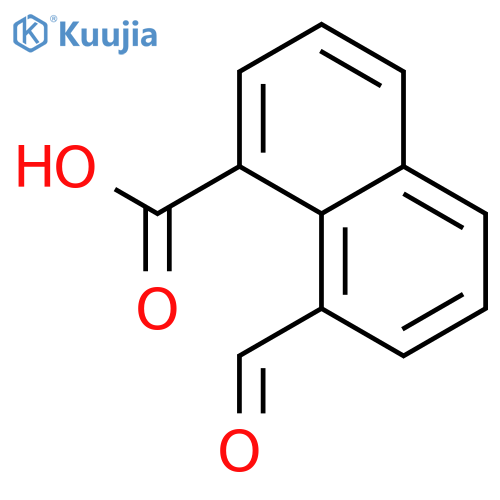 8-formylnaphthalene-1-carboxylic acid structure