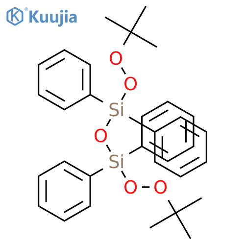 1,3-Bis(tert-butylperoxy)-1,1,3,3-tetraphenyldisiloxane structure