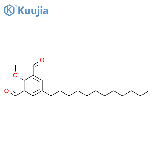 1,3-BENZENEDICARBOXALDEHYDE, 5-DODECYL-2-METHOXY- structure