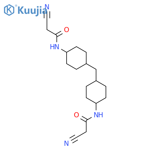 ACETAMIDE, N,N'-(METHYLENEDI-4,1-CYCLOHEXANEDIYL)BIS[2-CYANO- structure