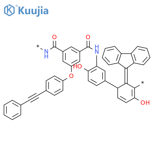 POLY[IMINOCARBONYL[5-[4-(PHENYLETHYNYL)PHENOXY]-1,3-PHENYLENE]CARBONYLIMINO(6-HYDROXY-1,3-PHENYLENE)-9H-FLUOREN-9-YLIDENE(4-HYDROXY-1,3-PHENYLENE)] structure
