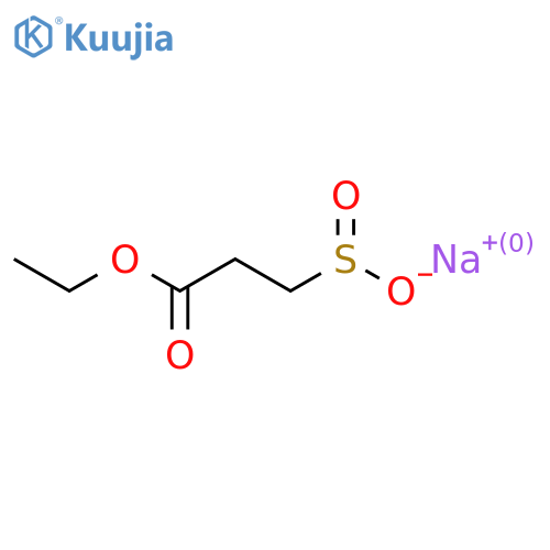 Sodium 3-ethoxy-3-oxopropane-1-sulfinate structure