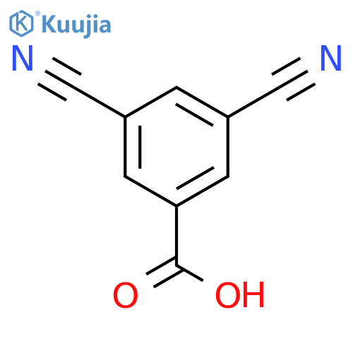 Benzoic acid, 3,5-dicyano- structure