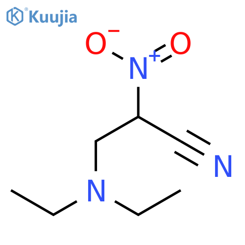 PROPANENITRILE, 3-(DIETHYLAMINO)-2-NITRO- structure