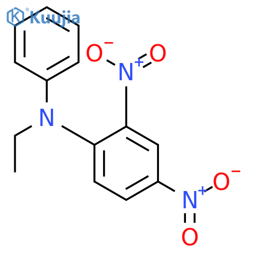 N-ethyl-2,4-dinitro-N-phenylaniline structure
