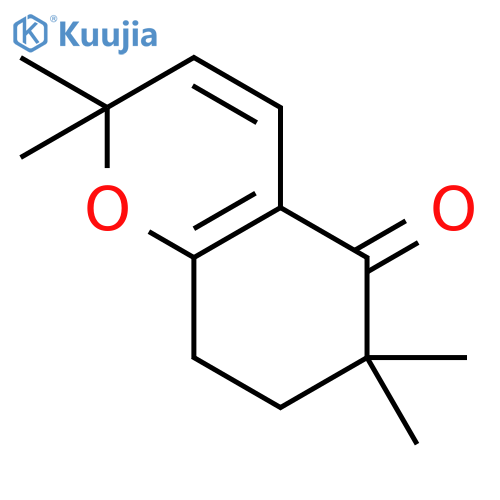 5H-1-BENZOPYRAN-5-ONE, 2,6,7,8-TETRAHYDRO-2,2,6,6-TETRAMETHYL- structure