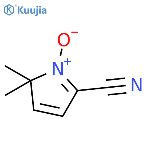 2,2-Dimethyl-1-oxo-2H-1lambda~5~-pyrrole-5-carbonitrile structure
