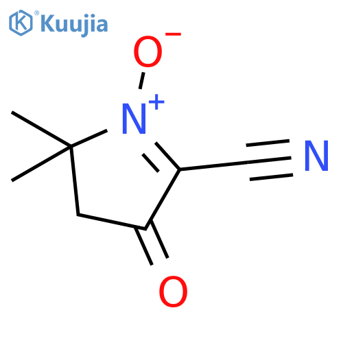 2H-PYRROLE-5-CARBONITRILE, 3,4-DIHYDRO-2,2-DIMETHYL-4-OXO-, 1-OXIDE structure