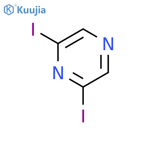 2,6-Diiodopyrazine structure