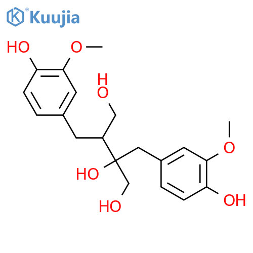 1,2,4-Butanetriol,2,3-bis[(4-hydroxy-3-methoxyphenyl)methyl]-, (2S,3S)- structure