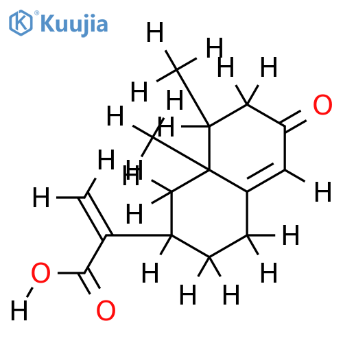 2-Oxo-1(10),11(13)-eremophiladien-12-oic acid structure