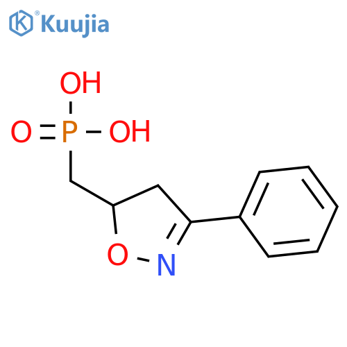 [(3-phenyl-4,5-dihydroisoxazol-5-yl)methyl]phosphonic acid structure