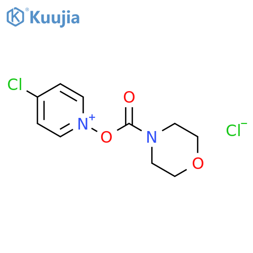 Pyridinium, 4-chloro-1-[(4-morpholinylcarbonyl)oxy]-, chloride structure