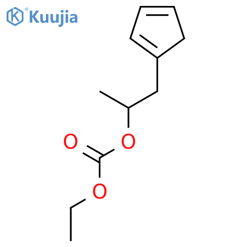 Carbonic acid, 2-(cyclopentadienyl)-1-methylethyl ethyl ester structure