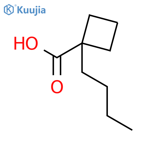1-butylcyclobutane-1-carboxylic acid structure