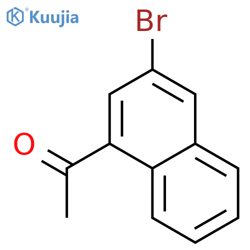 Ethanone, 1-(3-bromo-1-naphthalenyl)- structure