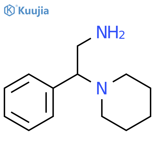 b-1-Piperidinyl-benzeneethanamine structure