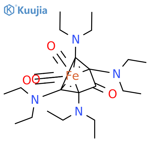 Carbon Monoxide;iron;2,3,4,5-tetrakis(diethylamino)cyclopenta-2,4-dien-1-one structure