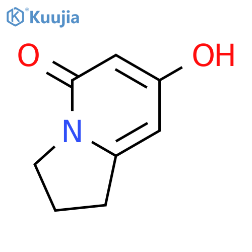2,3-dihydro-7-hydroxy-5(1H)-Indolizinone structure