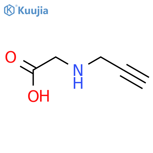 2-(prop-2-yn-1-yl)aminoacetic acid structure