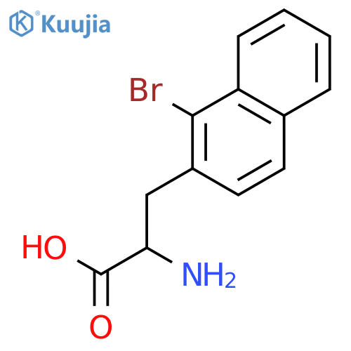 beta-(1-Bromo-2-naphthyl)alanine structure