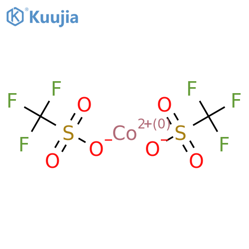 Cobalt(2+);trifluoromethanesulfonate structure