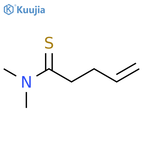 4-Pentenethioamide, N,N-dimethyl- structure
