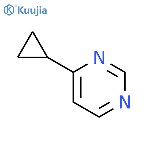4-cyclopropylpyrimidine structure
