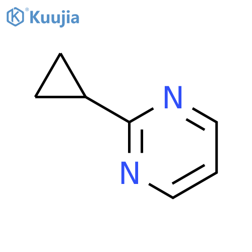 2-cyclopropylpyrimidine structure