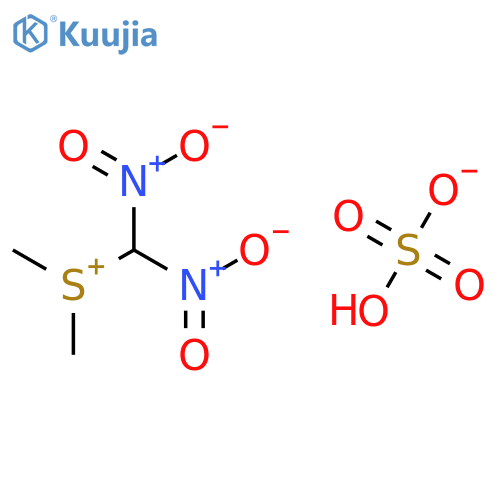 Sulfonium, (dinitromethyl)dimethyl-, sulfate (1:1) structure