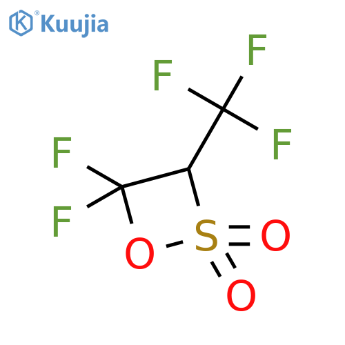 4,4-difluoro-3-(trifluoromethyl)-1,2lambda6-oxathietane-2,2-dione structure
