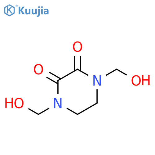 2,3-Piperazinedione,1,4-bis(hydroxymethyl)-(9CI) structure