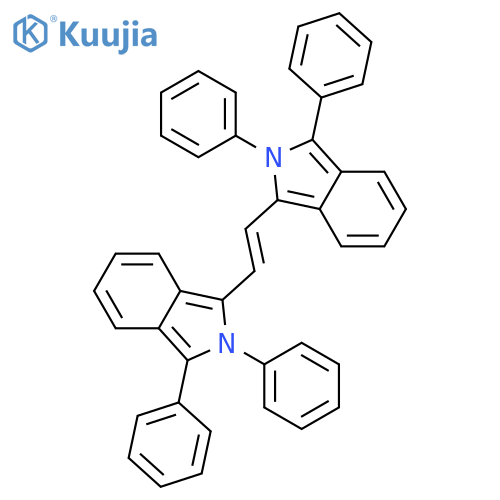 2H-ISOINDOLE, 1,1'-(1,2-ETHENEDIYL)BIS[2,3-DIPHENYL- structure