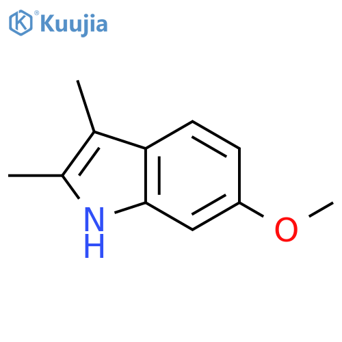 6-Methoxy-2,3-dimethyl-1H-indole structure