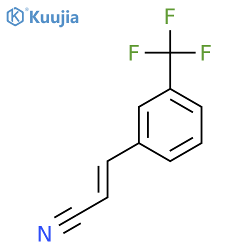 3-3-(trifluoromethyl)phenylprop-2-enenitrile structure