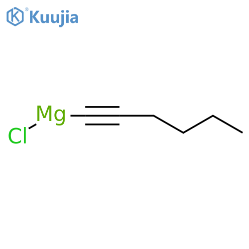 Magnesium, chloro-1-hexynyl- structure