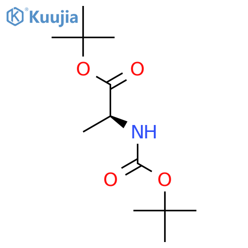 N-(tert-Butoxycarbonyl)alanine tert-Butyl Ester structure