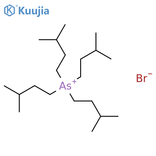 Arsonium, tetrakis(3-methylbutyl)-, bromide structure