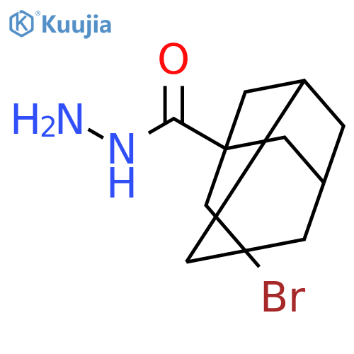 Tricyclo[3.3.1.13,7]decane-1-carboxylic acid, 3-bromo-, hydrazide structure