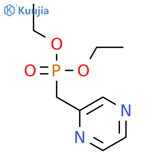 Phosphonic acid, (pyrazinylmethyl)-, diethyl ester structure