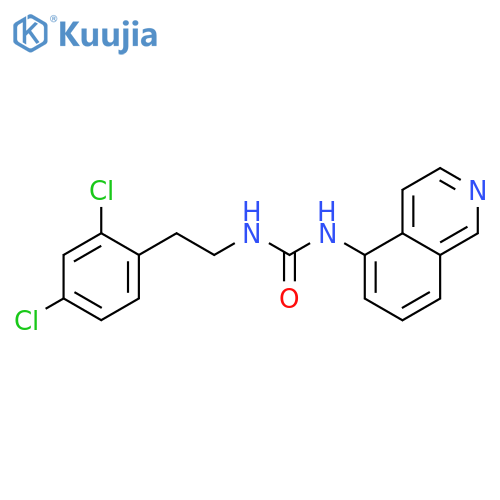 Urea, N-[2-(2,4-dichlorophenyl)ethyl]-N'-5-isoquinolinyl- structure