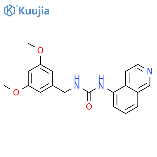 Urea, N-[(3,5-dimethoxyphenyl)methyl]-N'-5-isoquinolinyl- structure