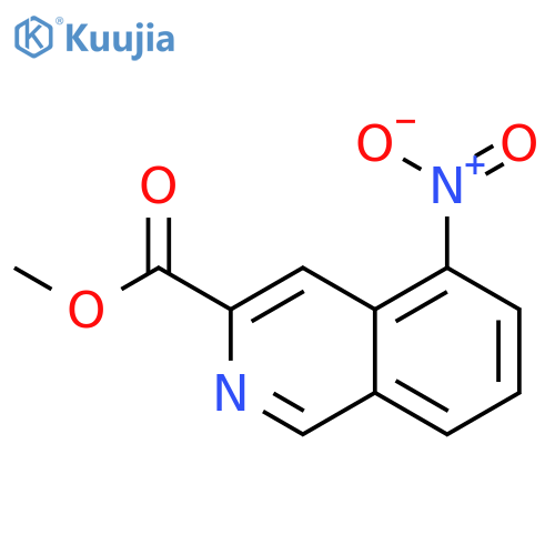 Methyl 5-nitroisoquinoline-3-carboxylate structure