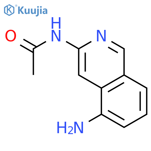 Acetamide, N-(5-amino-3-isoquinolinyl)- structure