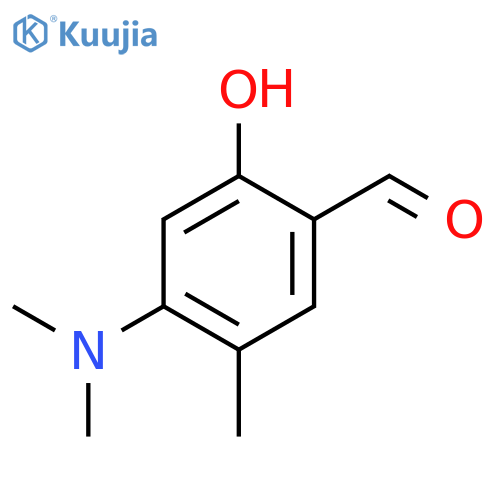 Benzaldehyde, 4-(dimethylamino)-2-hydroxy-5-methyl- structure