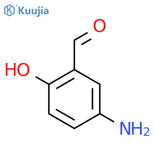 Benzaldehyde, 5-amino-2-hydroxy- structure