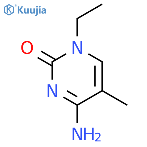 2(1H)-PYRIMIDINONE, 4-AMINO-1-ETHYL-5-METHYL- structure