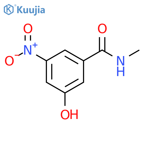 Benzamide, 3-hydroxy-n-methyl-5-nitro- structure