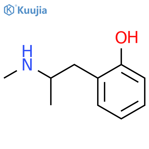 Phenol,2-[2-(methylamino)propyl]- structure